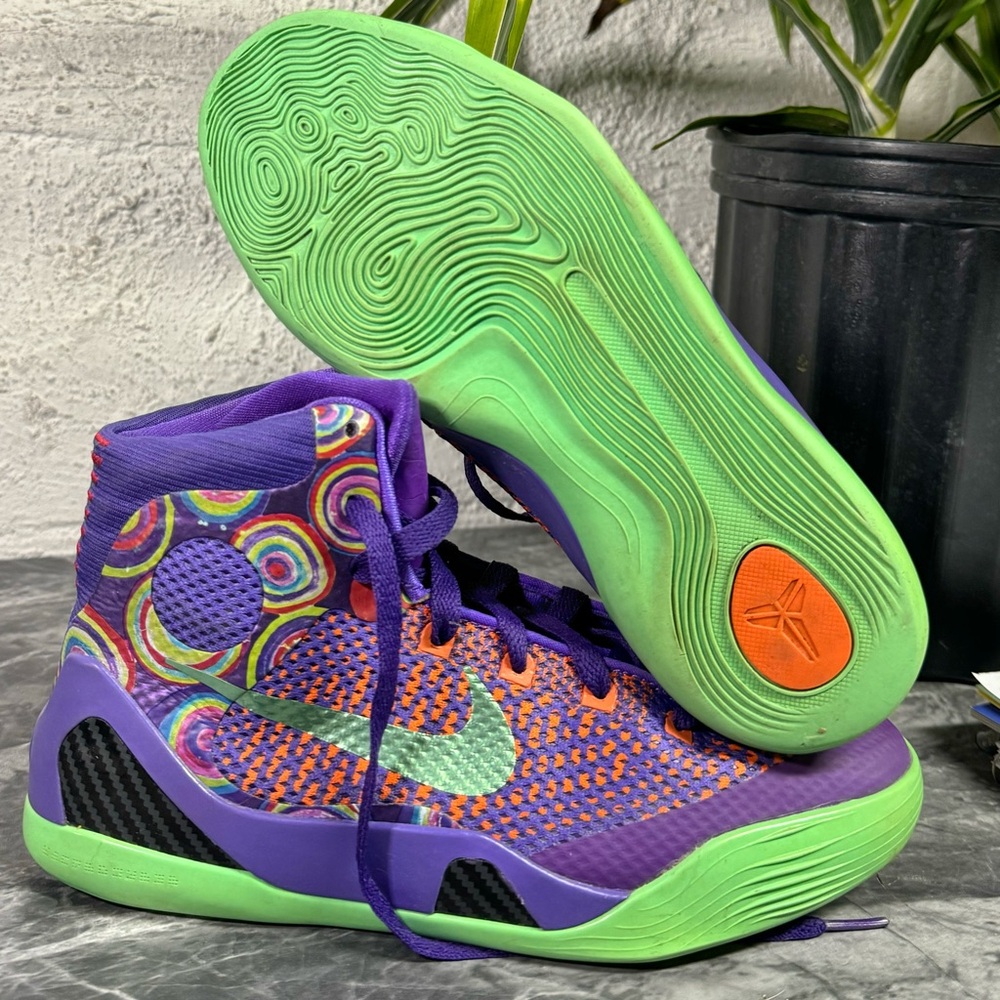 NIKE Kobe Elite 9 Purple Venom size 5Y / or 6.5 women’s - Picture 8 of 9